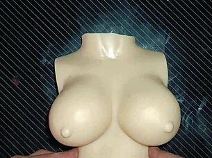 i uh dolly asks for double penetration in tight ass and i cum on her tits oops