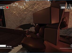 Candy and her friend become succubi to drain Viper dry in wild sex