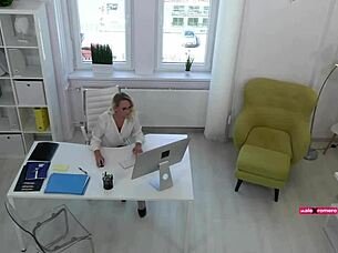 secretaries in high heels short