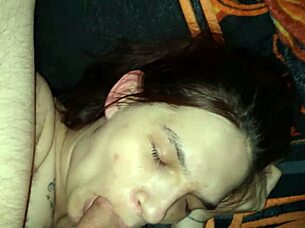 Sneaking my massive cock deep into girlfriend Mandy's warm mouth for an intense sneaky blowjob thrill.