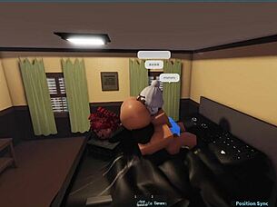 milf and young guy fuck during spiderman movie