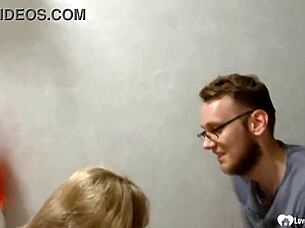 Hey, my friend's sister goes wild deepthroating like a pro pornstar in homemade action