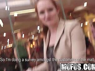 public pick ups features denisa heaven in outdoor pov blowjob with amateur girlfriend vibe