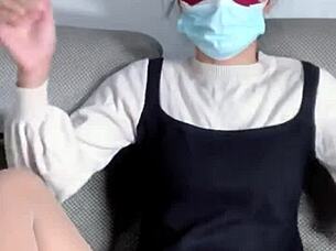 Check out this big-tit milf in transparent stockings tempting you wildly! 🔥😍