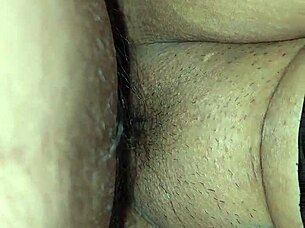 Shaved wet pussy of tattooed latina prostitute