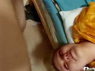 Hey, my friend's sister goes wild deepthroating like a pro pornstar in homemade action