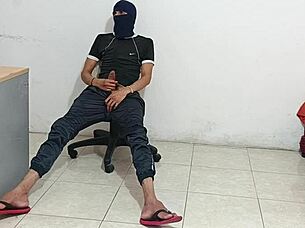 I get so horny after she teases me then I masturbate my huge cock wildly