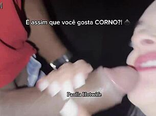 Oh wow, Paolla the hotwife sucks and fucks with endowed black guy at swing house! Horniness explodes as husband encourages open marriage!