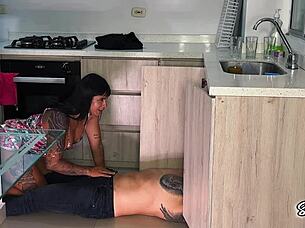 Seduce Plumber Neighbor with Delicious Muscular Body Until Cheating on Wife?