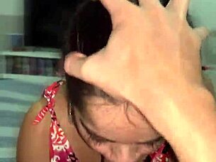 I feel so thrilled watching Debora Prado's deep sloppy blowjob and tasty masturbation session