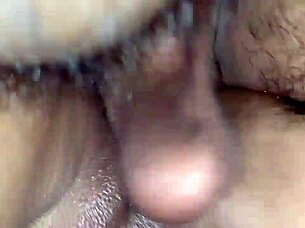 Brunette colombian teen bends over for hardcore doggystyle fucking in lingerie and stockings