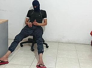 I get so horny after she teases me then I masturbate my huge cock wildly