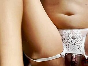 petite baddie encounters a massive bbc that she swallows eagerly before getting her tight hole stretched wide in intense action