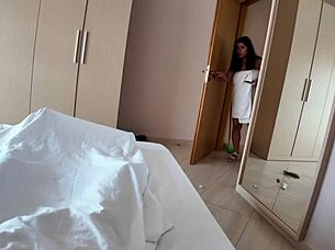 Young guy dreamed of naked mature woman