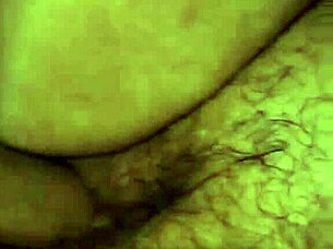 Chubby mature woman gets fucked hard on the bed with cum in mouth