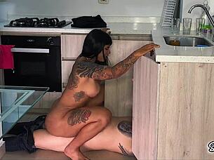 Seduce Plumber Neighbor with Delicious Muscular Body Until Cheating on Wife?