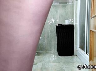 Toilet Fetish Promo Features Deepthroat Action With Cute Latina Student In Glasses And Wet Pussy Spreading