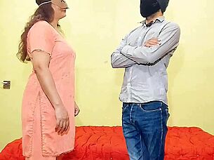 desi indian bhabhi gets fucked hard doggystyle with hindi audio and big tits bouncing