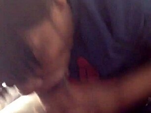 Ebony Babe Sucks Cock Until Cum Fills Her Mouth