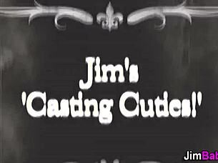 Euro teen interviews for casting and ends up sucking an old rod in high-definition POV action during her session.