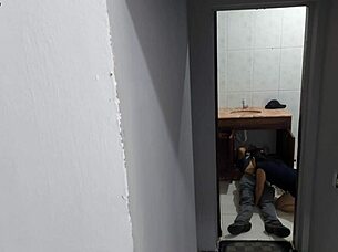 Wife Cheats with Plumber in Homemade Workout Session