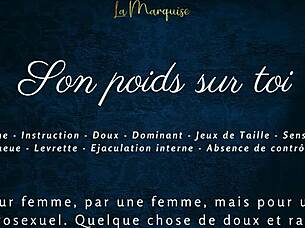 French solo softcore audio for women with his weight on you 😊  