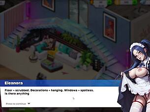 Maid Servant Gameplay Features Hot Women With Big Assets In Hornyvilla