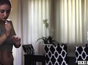 Sicktaboo com - big tits woman Rachael Cavalli rode hot young Laney Grey's face after kissing