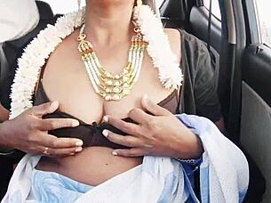 Indian Bhabi Craves A Long Drive For Wild Fucking With Telugu Dirty Talks!