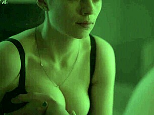 Oh man, Hayley Atwell's got those big titties, so hot and sexy in her celeb scenes, like moaning and kissing, y'know?