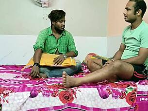 Indian Desi Wife Shared in Threesome Sex with Clear Dirty Talk and Doggystyle Pounding?  