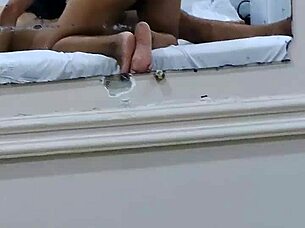 Will this amateur take interracial anal from the neighbor after intense sucking?