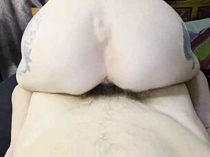 Pov blowjob turns into cowgirl reverse with creampie finish - so hot! 😍🍆💦