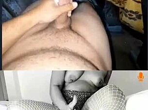 cum tribute to hotty puttta unleashes huge cumshot with latina milf dildo toys