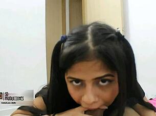 that latina brunette i fuck has a perfect big ass and tits in homemade hardcore  