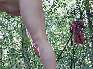 Forest Cum Explosion! She Squeezes Every Last Drop from His Cock in Nature!  