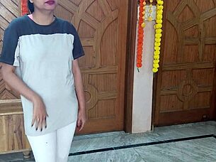 Teen gets tricked into stripping naked for her personal trainer and sucking his cock during early morning yoga workout  