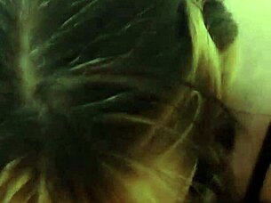 Oops, she's blowing me away again with that deepthroat in sexy glasses on her knees  