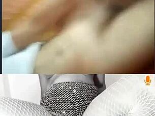 cum tribute to hotty puttta unleashes huge cumshot with latina milf dildo toys