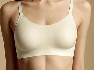 AI Generated Girls Posed Naturally For A Lingerie Catalog Shoot With Cute Models In Panties And Barefoot Styles