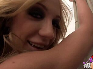 Hey Watch Nasty Blonde Amy Brooke Get Her Ass Filled With Piss In Close Up Action