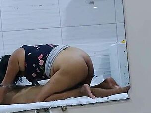 Will this amateur take interracial anal from the neighbor after intense sucking?