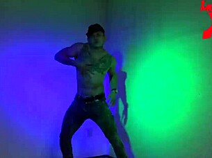 oh man, she did this special striptease for her best friend after his breakup - ends with a wild cumshot finish