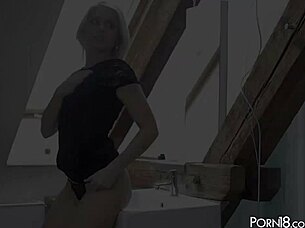 oh man i love watchin this leggy czech blonde gettin her ass licked n fucked good