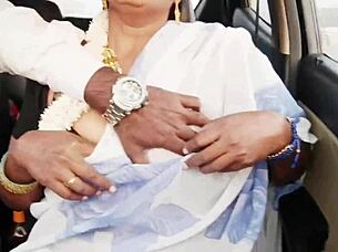 Indian Bhabi Craves A Long Drive For Wild Fucking With Telugu Dirty Talks!