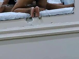 Will this amateur take interracial anal from the neighbor after intense sucking?