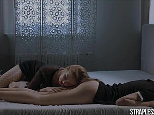 oh, merry, your uncontrollable cock is driving me wild with these feet and strapon