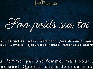 French solo softcore audio for women with his weight on you 😊  