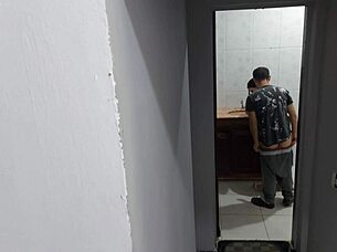 Wife Cheats with Plumber in Homemade Workout Session