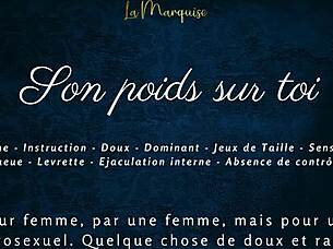 French solo softcore audio for women with his weight on you 😊  